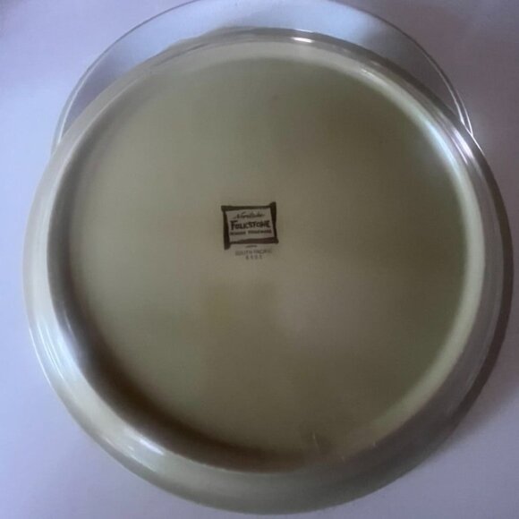 Vtg Noritake Folkstone South Pacific Dinner Plates Set Of 2 Yellow Flowers Japan - Picture 5 of 6